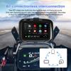 5 inch Motorcycle Navigation Wireless Apple Carplay Portable  Waterproof Display Android Auto GPS Screen IPX7 Motorcycl