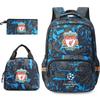 (Blauw Liverpool) Voetbalster merchandise rugzak student schooltas drievoudige lunchtas etui kinderen herenstijl
