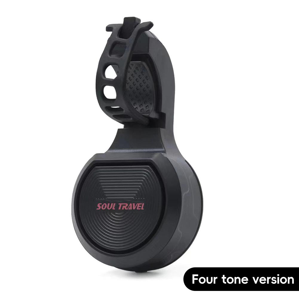 Велосипедный электрический гудок с функцией противоугонной сигнализации, регулируемый сверхгромкий велосипедный звонок с зарядкой через USB Four tone version