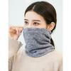 Winter Cold Weather Gear Neck Warmer, Muffler, Gray Neck Gaiter, Scarf