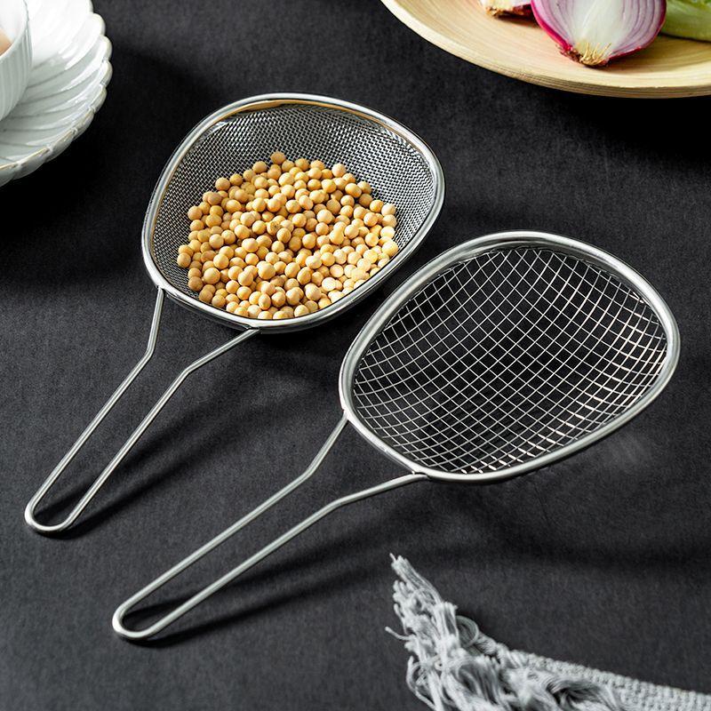 Coș de prăjit cu plasă fină Strecurătoare Oțel inoxidabil 304 Multifuncțional Oală fierbinte Sită făină Filtru Spumieră Strecurătoare Ustensile de bucătărie