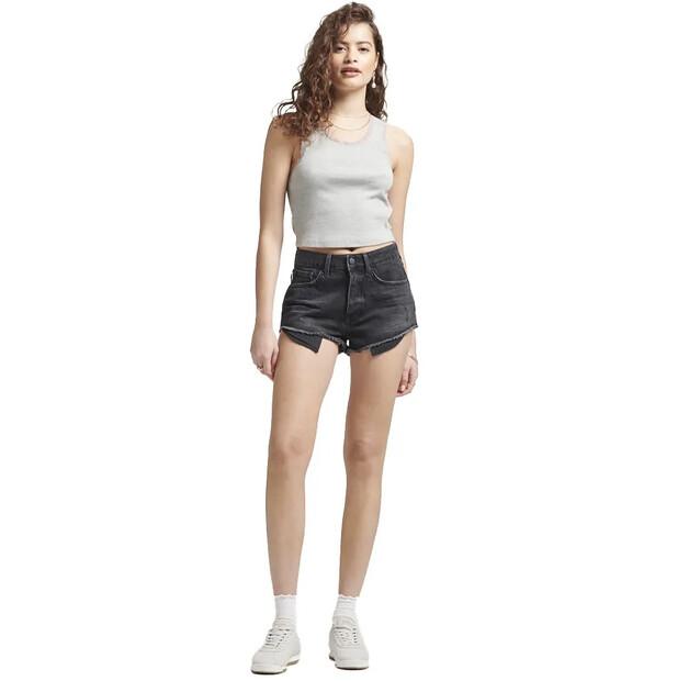 Superdry Vintage High Rise Denim Shorts