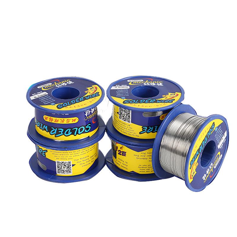 Repairman Rosin Core Solder Wire, 0.8mm, High-Brightness, Lead-Free, 0.5/0.6mm Options Available