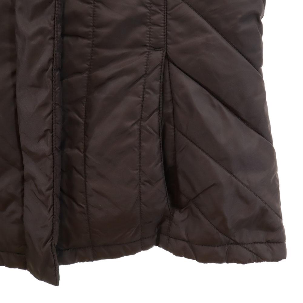 MAX&CO Quilted Elbow Patches Light Down Jacket Brown Women Used