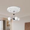 Elegant European Ceiling Medallion with Pre-Cut Light Hole - Decorative Ceiling Rose for Chandeliers & Light Fixtures for Home