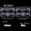 For Xpeng P7 2025 2026 Car Steering Wheel Cover Leather Non-slip Auto Interior Special interior steering wheel cover Accessories