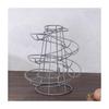 Multi-use Spiral Egg Rack – Iron Art Hanging Basket for Kitchen Storage