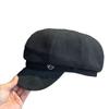 Women's Autumn and Winter Korean Style Versatile Duck Beret British Style Face Showing Newsboy Hat Trend