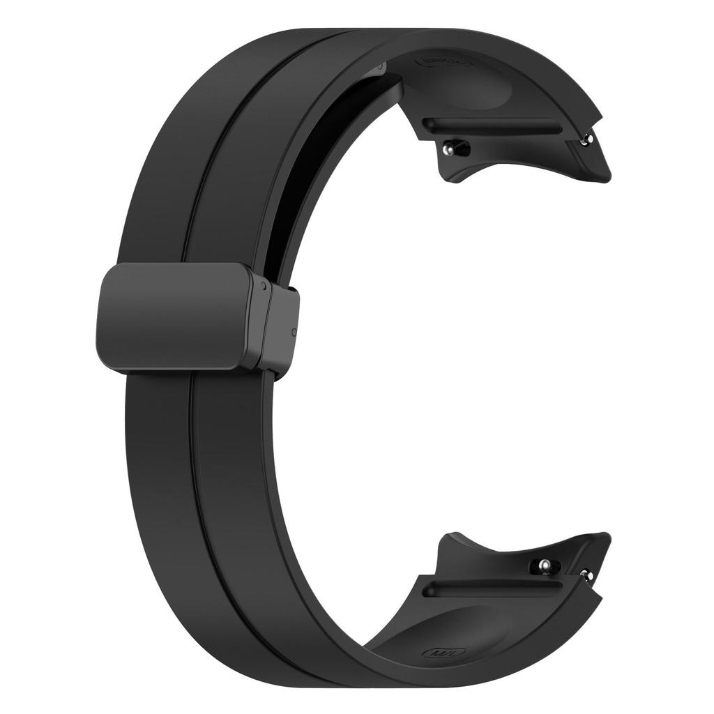 Silicone Strap with Folding Magnetic Buckle for Samsung Watch 4/5/6/Pro - In Stock