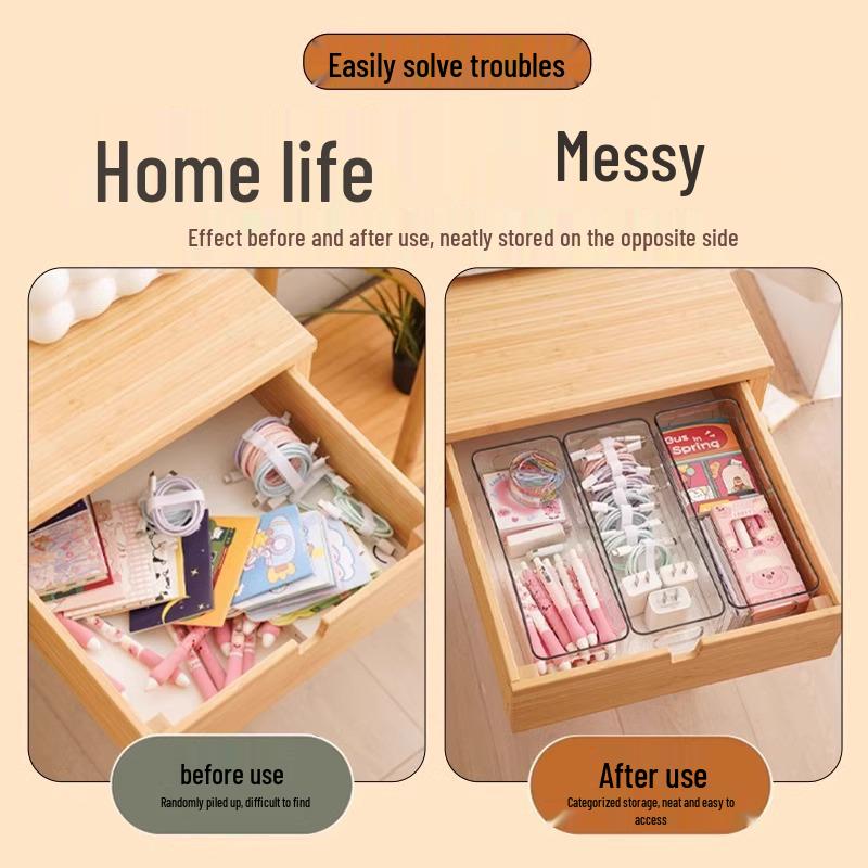 Akrylowe Pudełko do Przechowywania na Biurko na Małe Przedmioty