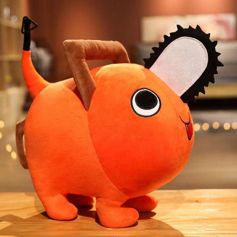 25-40cm Chainsaw Man Pochita Peluche Morbido Kawaii Anime Peluche Bambola Cuscino per Divano Decorazione Stanza Regalo di Compleanno