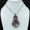 Tree Of Life Thulite Pendant Copper Wire Wrapped Gemstone Pendant Copper Wire Wrap Jewelry Handmade Pendant Gift For Women Beautiful Jewelry