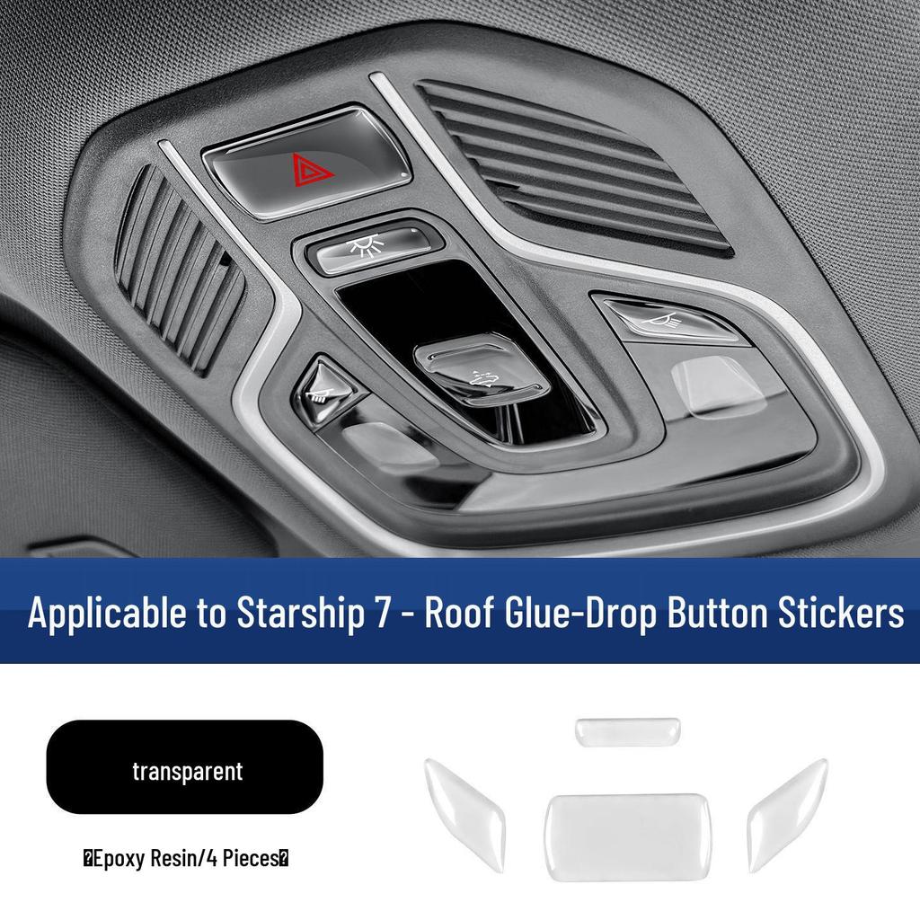 Galaxy Starship 7EMi Lift Panel Drip Glue Button Scratch-proof Sticker