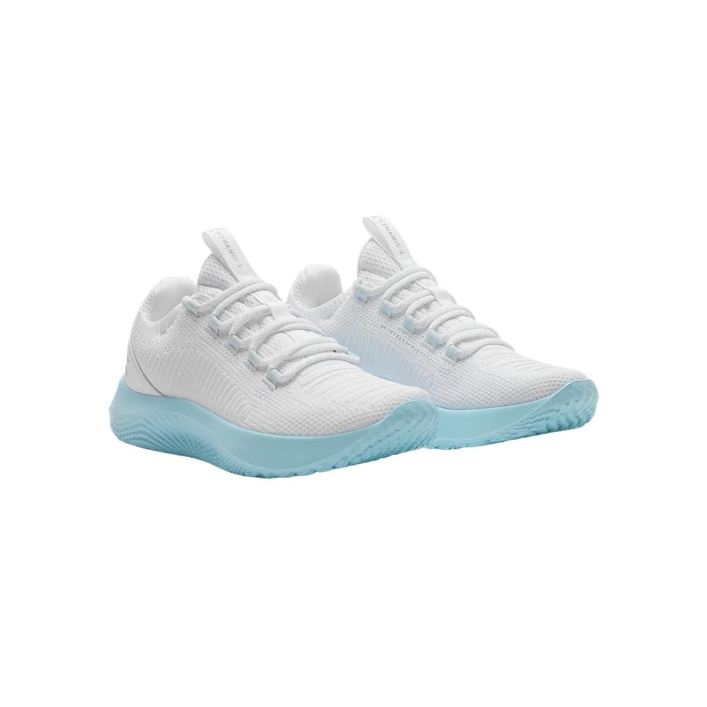 Under Armour Flow Dynamic 2 White Stream Women Sneakers Metallic-Silver 3028077-102