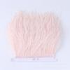 8-10Cm Ostrich Trim Khaki Feather Ribbon Fringe For Sewing High Quality Plumas Crafts Costumes Party Decoration