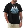 Sacred Geometry Triangles  Misty Forest TShirt Graphic Shirts Anime Tshirt New Edition Mens Tshirt