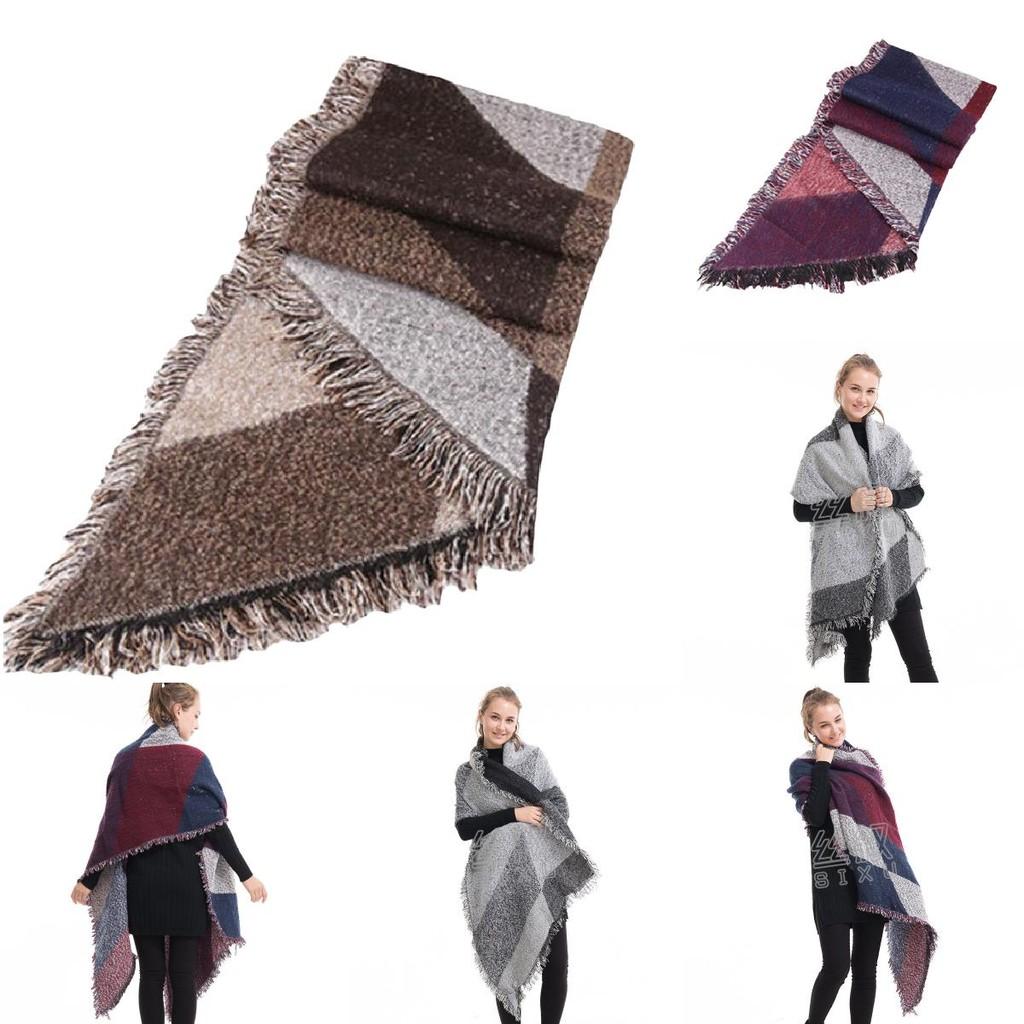 Cozy And Fashionable Women's Cashmere Feel Scarf For Autumn And Winter Warmth