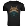 Demon Gas Mask Horror Graphic T-Shirt