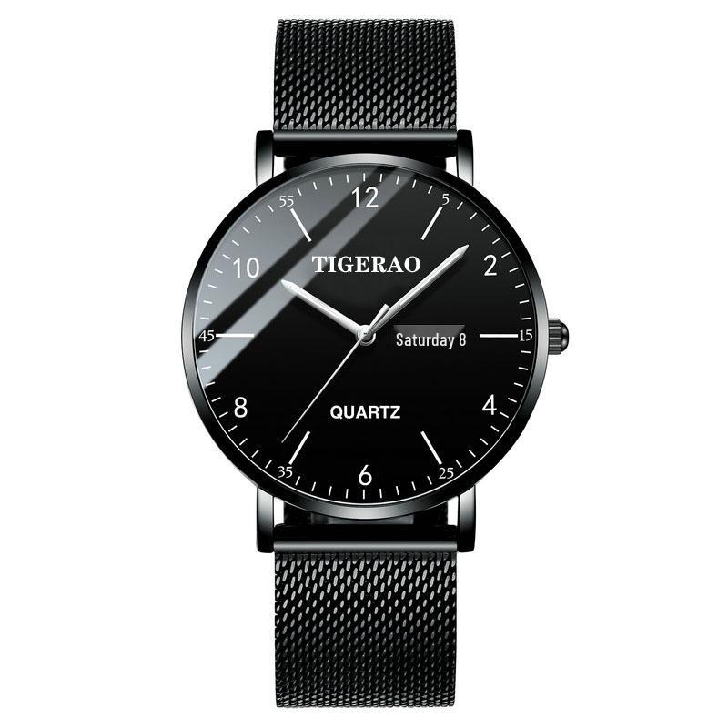 Ultra-thin Men's Trendy Mechanical & Quartz Waterproof Watch for Teenagers and Students