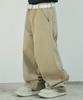 SCALLYWAG [Ryu Jung-Ran × Skelly Wung] Pull Up Straight Cotton Pants [Beige]