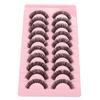 10 Pairs False Eyelashes Set DD Curl Wispy Fluffy Reusable 3D Multi Layer Fake Eye Lashes for Makeup Cosplay