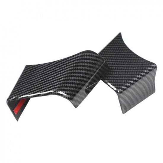 ABS Carbon Fiber Steering Wheel Button Trim For Nissan 350Z Z33 Enthusiast 03-06