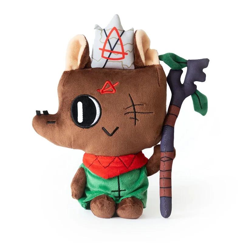 20-25cm Cthulhustyle Adventure Dungeon Game Little Lamb Cult Of The Lamb Plush  Plush Toy Dolls Horror Stuffed Toy Christma Gift