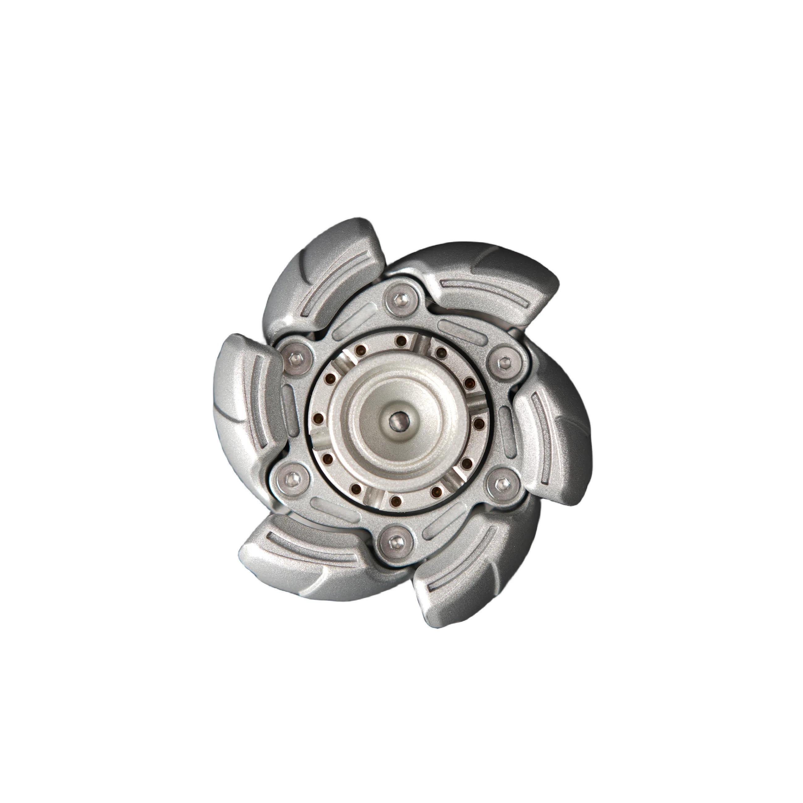 

Відкривання та закривання кінчика пальця Гіроскоп Fidget Spinner Hand Spinner Декомпресія Зняття стресу AutismFidget Toys Подарунки для дорослих дітей срібний