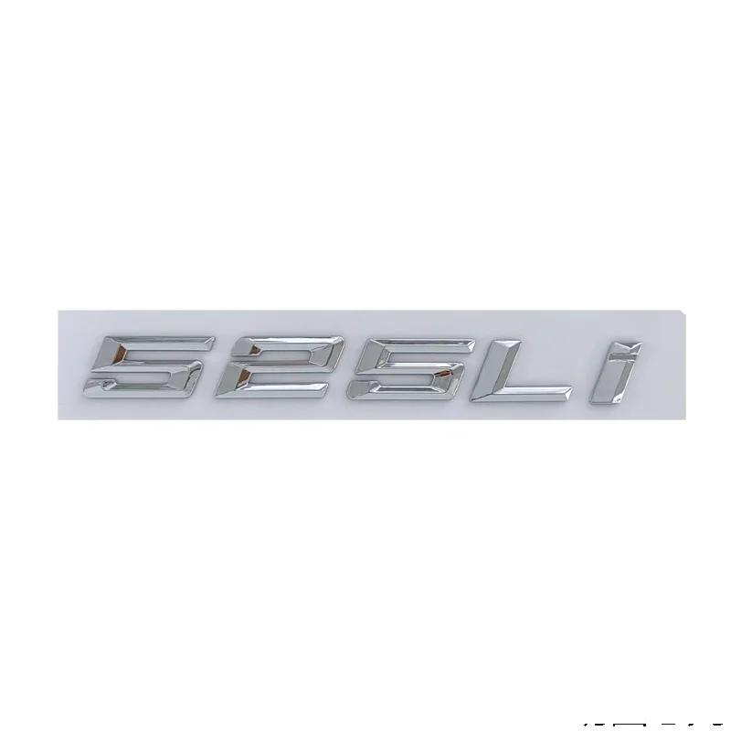 ABS Car Sticker Trunk Emblem Badge Fender Side Decals for BMW 520Li 528Li 530Li 730Li 740Li 750Li Letters Decoration