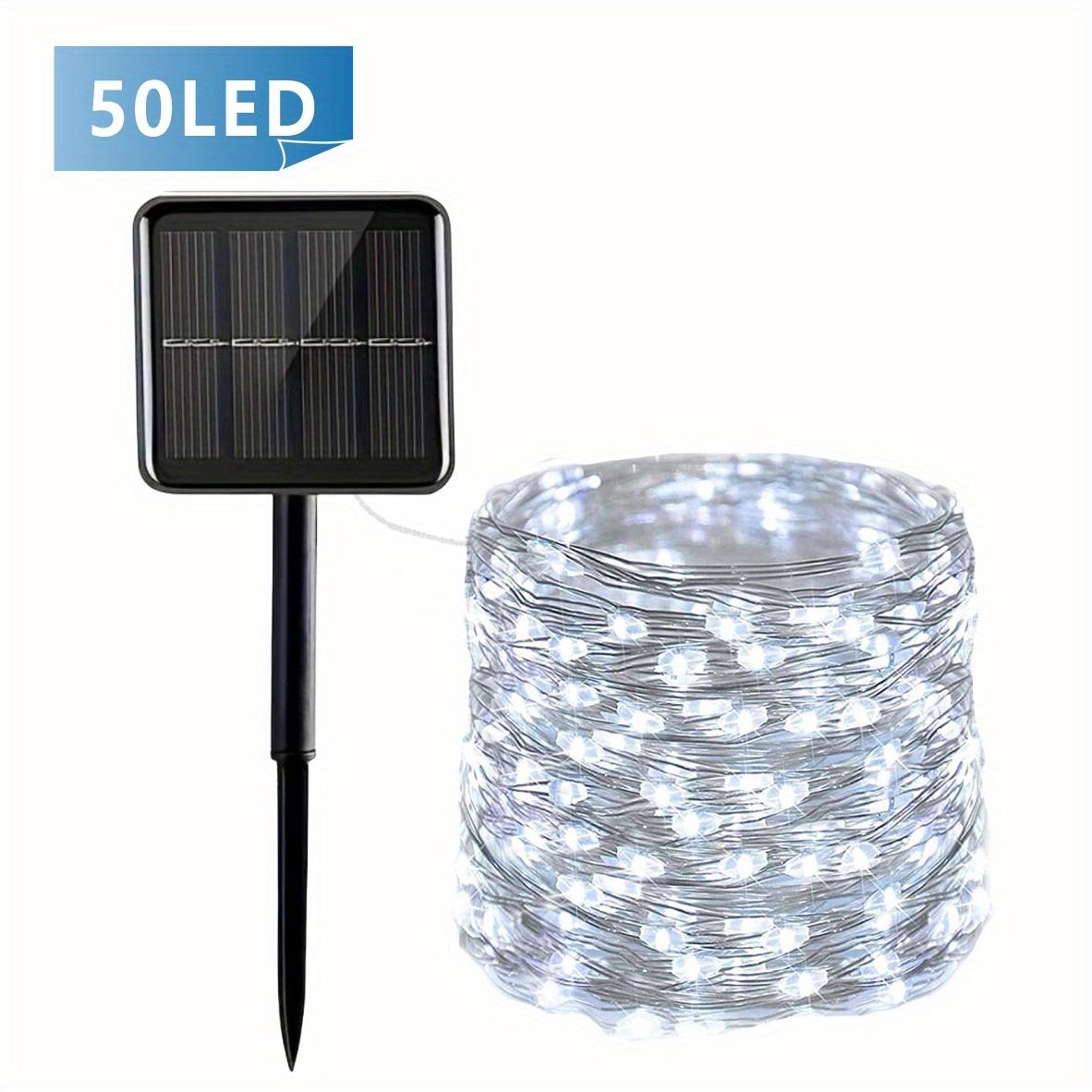 

1 Set Of Solar Light String OutdoOr Waterproof 8-mode Copper Wire, Fairy Tale Light, Christmas Light, Used For Outdoor Garden 0-5W