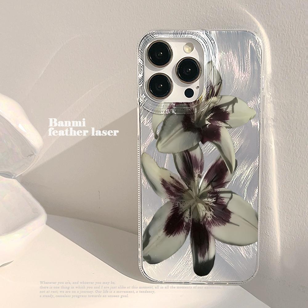 Blue Tulip Cute Case For iPhone 16 17 15 Pro Max Cases iPhone 17 11 12 13 ProMax 14 15 16 Plus 7 8 16E XS XR Shockproof Cover