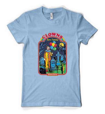 Clowns Are Funny Cemetary Graveyeard Balloons Personalised Unisex Adult T Shirt