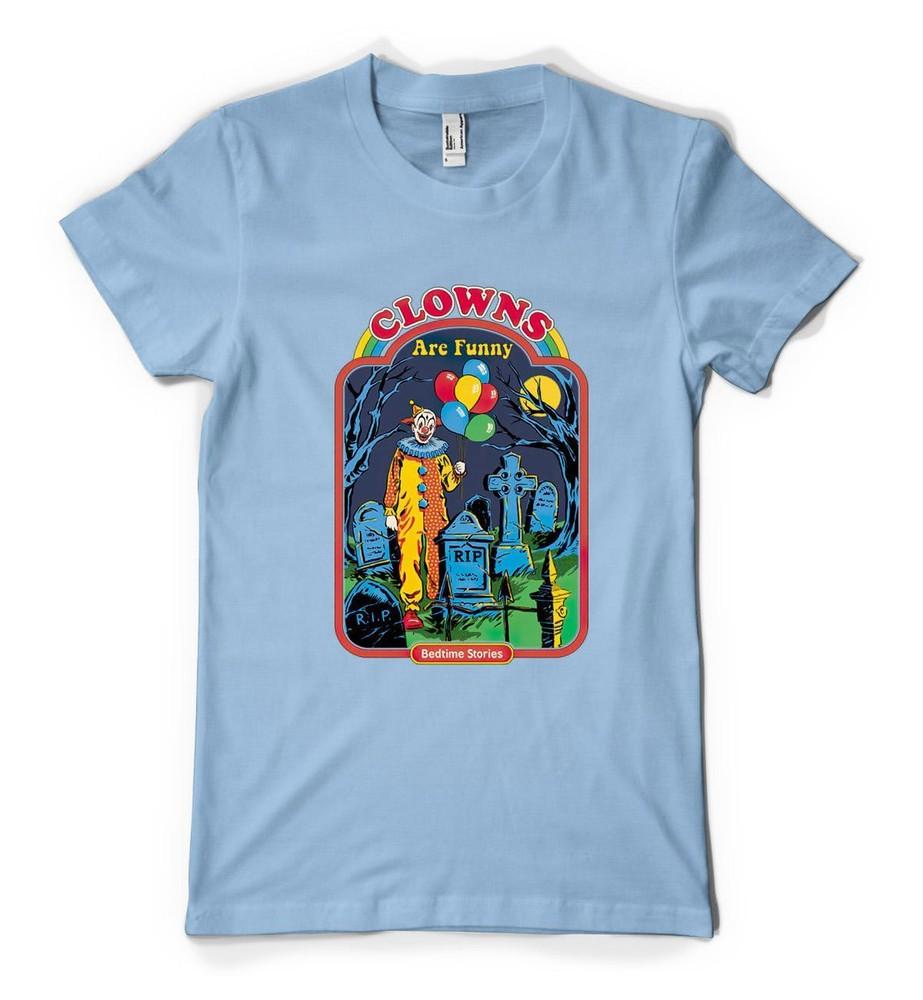 

Clowns Are Funny Cemetary Graveyeard Balloons Personalised Unisex Adult T Shirt M