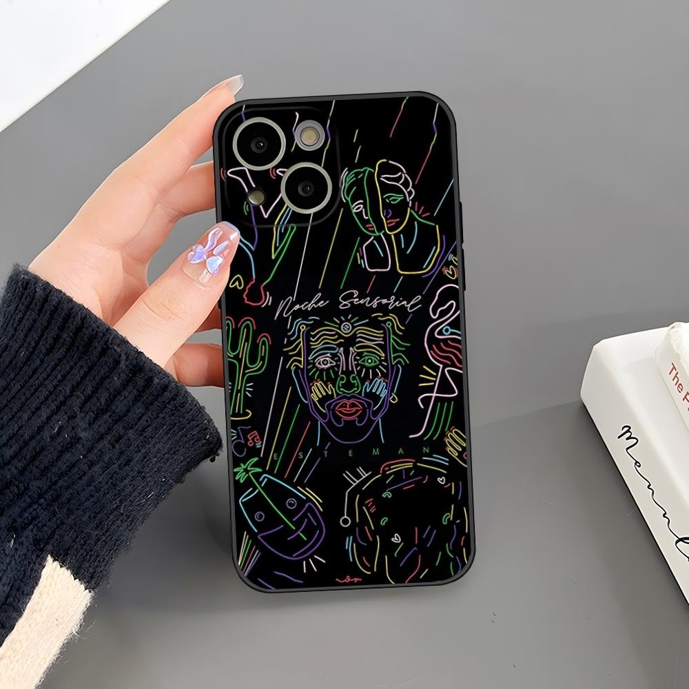 B-Basquiat Art Graffitis Phone Case For Iphone 15 Pro Max 14 Pro 16 Plus 12 13 11 Xr X Xs 8 7 Plus Silicone Back Cover