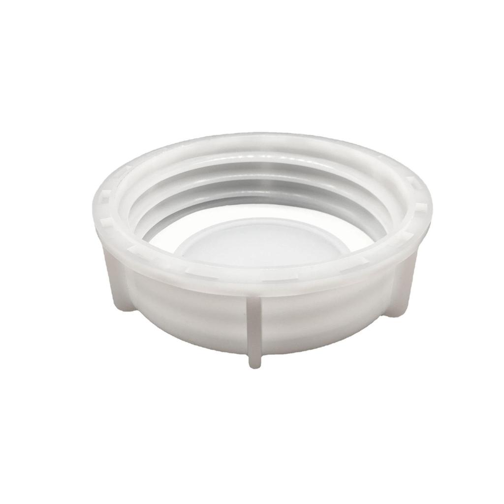 IBC 3" Butterfly Valve Cover, DN80, 100mm ID, White Plastic