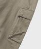 NONBLANK Washed Wide Curved Cargo Pants_Khaki