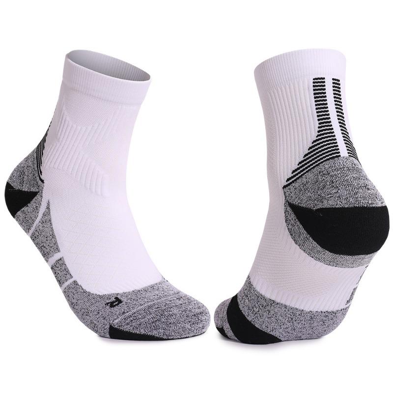 Men's Professional Running Marathon Cycling Sports Thick Towel Bottom Antibacterial Deodorant Fast Dry Socks