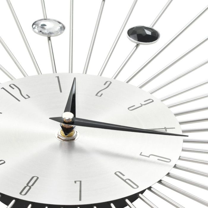 VidaXL Horloge Murale avec Mouvement à Quartz Design Moderne 50 cm Décoration 50641