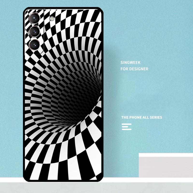 Crazy Checkered Case For Samsung Galaxy S25 Ultra S25 FE S20 S21 S22 S23 Plus S9 S10 S24 Ultra Phone Cover