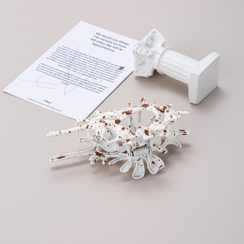 Módní spona do vlasů ve tvaru mušle Protiskluzové sponky do vlasů Velké akrylové čelistní spony do vlasů Pokrývka hlavy Nástroje pro styling Vlasové doplňky