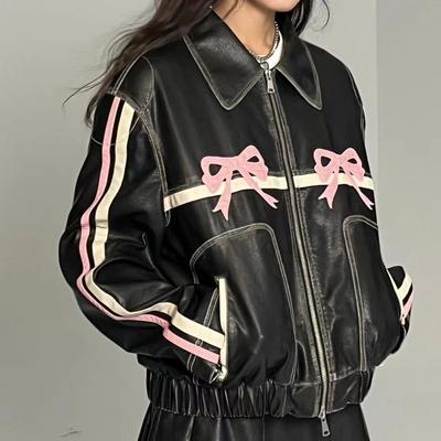 Jachete Harajuku pentru Femei Streetwear Vintage Haine Coreene Y2k de Exterior Oversized