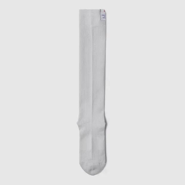 Women's Ribbed Loose Crew Long Socks Light Grey UR122CSC34