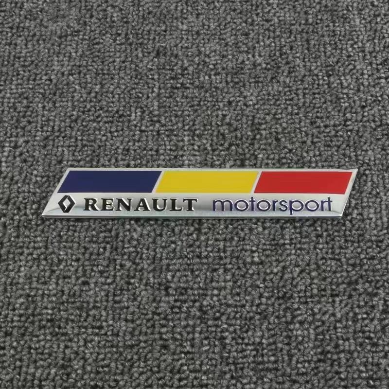 3D Car Metal Emblem Badge Car Body Trunk Badge Stickers Decal For Renault Megane 2 3 4 Twingo Clio Talisman Captur Trafic Kwid T111