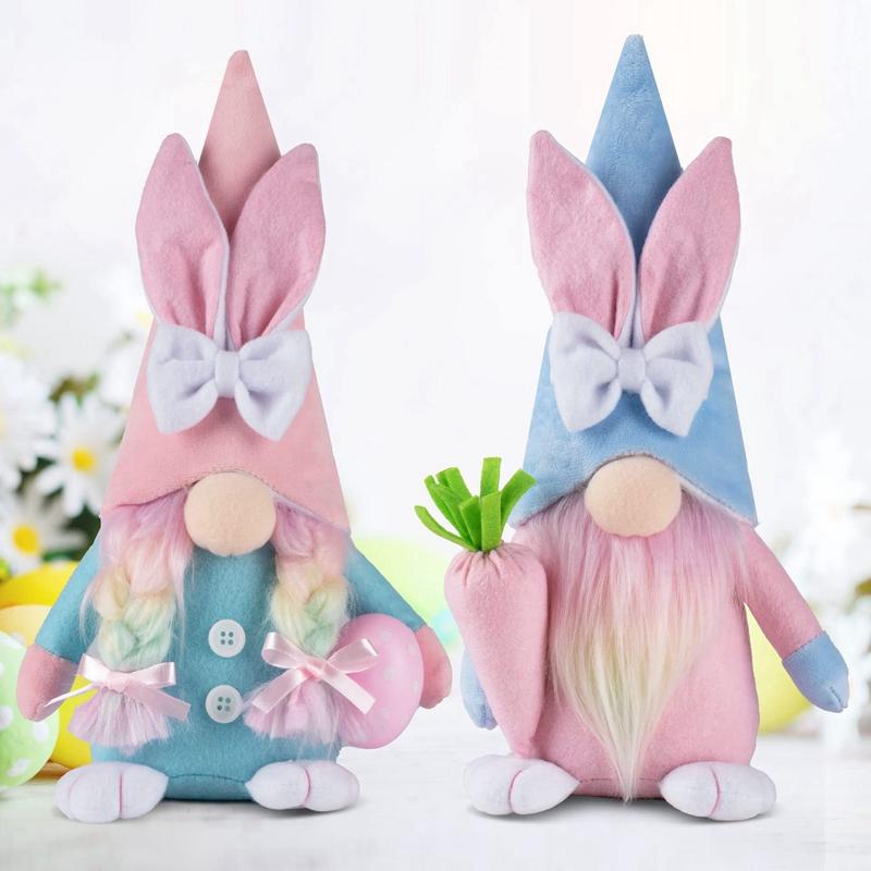2025 Ostern Gesichtsloser Zwerg Hase Puppe Frühling Osterparty Heimdekoration Kindergeschenk Gastgeschenke Hase Ei Karotte Ornament