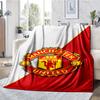Manchester United Theme Printed Blanket - Perfect for Couch, Bed, Travel & Outdoor Use | Machine Washable, Cozy & Durable.