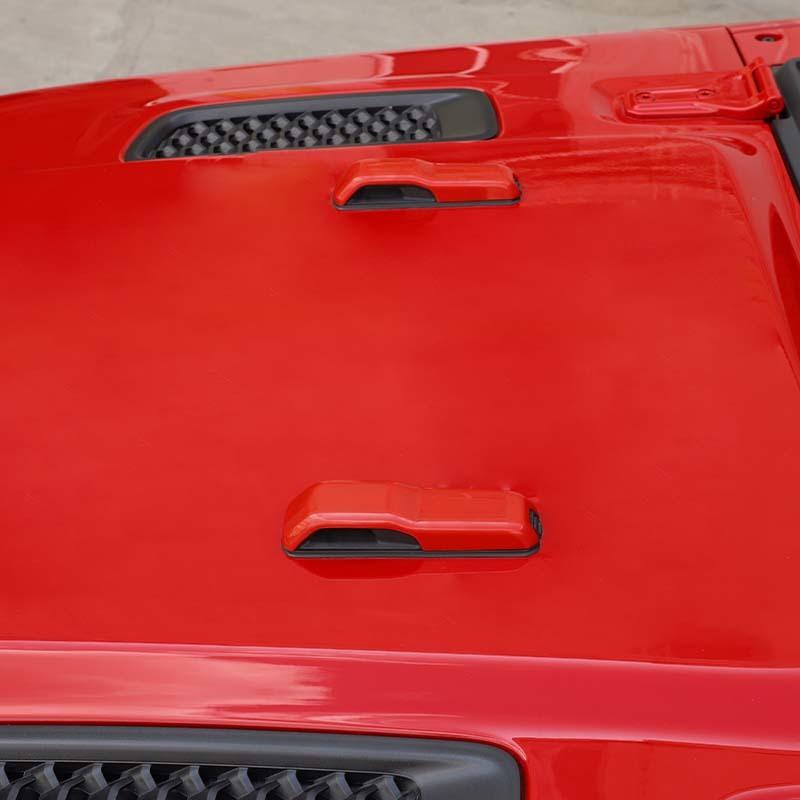  ABS Engine Hood Decoration Cover Sticker Fit For Jeep Wrangler JL For JT Gladiator 2018 Up  Car Exterior Accessories