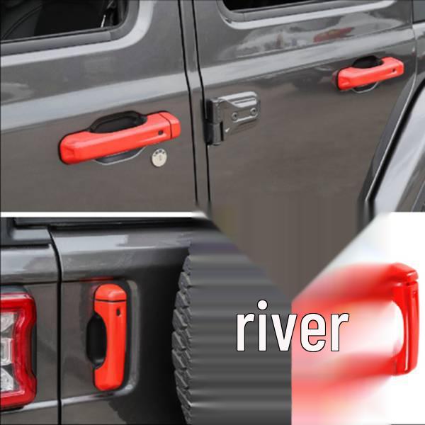 Набор из 10 накладок на ручки дверей для 4-дверного Jeep Wrangler JL 2018-2020 Size 1