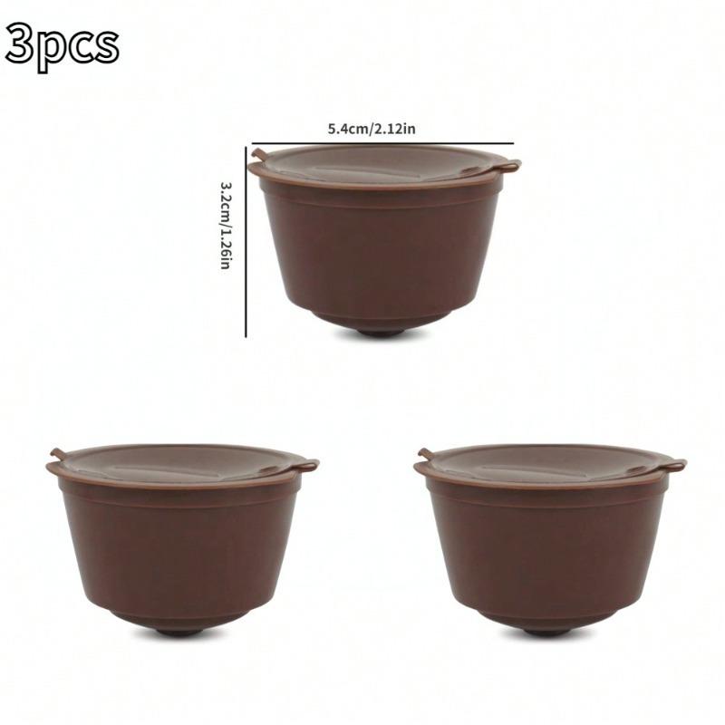 Eco-Friendly Reusable Coffee Pod Filter with Stainless Steel Mesh and Cleaning Brush Coffee Machines for Sustainable Brewing