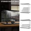 3/5Tier Riser Display Stand Case Led Light Clear Acrylic Showcase Wooden Shelves Storage Box Figure Riser Perfume Displaying
