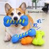 Durable Double-Layer Rubber Bone Toy for Large Dogs – Bite Resistant, Molar-Friendly, Self-Play Boredom Relief with Sound